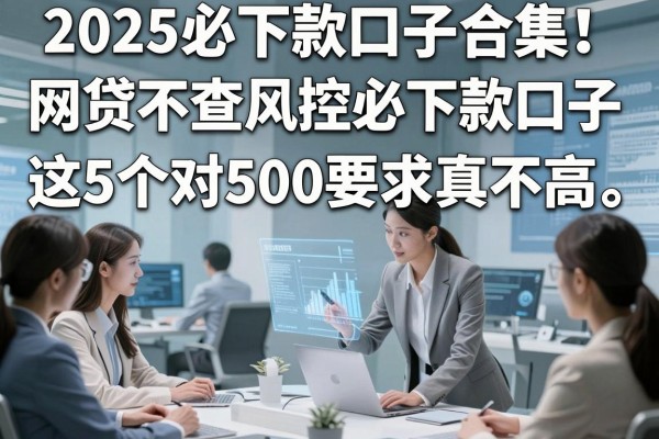 2025必下款口子合集！网贷不查风控必下款口子，这5个对500要求真不高