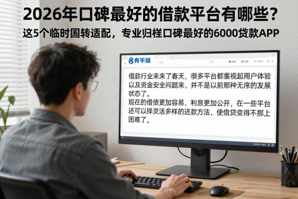 2026年口碑最好的借款平台有哪些?这5个临时周转适配,专业归档口碑最好的6000贷款APP