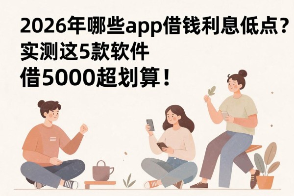 2026年哪些app借钱利息低点?实测这5款软件借5000超划算!