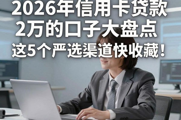 2026年信用卡贷款2万的口子大盘点,这5个严选渠道快收藏!
