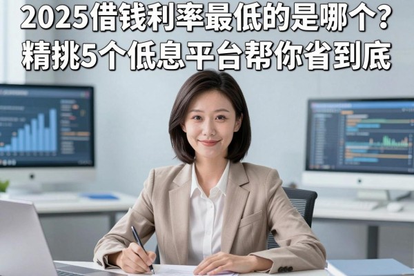 2025借钱利率最低的是哪个？精挑5个低息平台帮你省到底！
