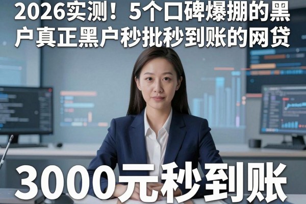 2026实测!5个口碑爆棚的黑户真正黑户秒批秒到账的网贷,3000元秒到账 2026实测!5个口碑爆棚的黑户真正黑户秒批秒到账的网贷,3000元秒到账