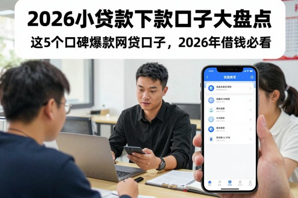 2026小额贷款下款口子大盘点！这5个口碑爆款网贷口子，2026年借钱必看