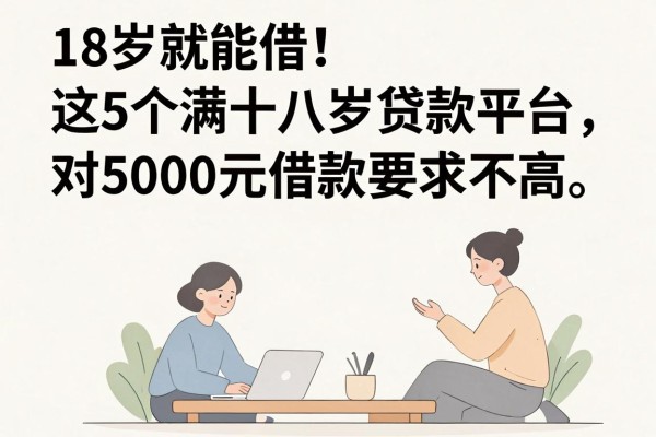 18岁就能借!这5个满十八岁贷款平台对5000元借款要求不高,亲测靠谱
