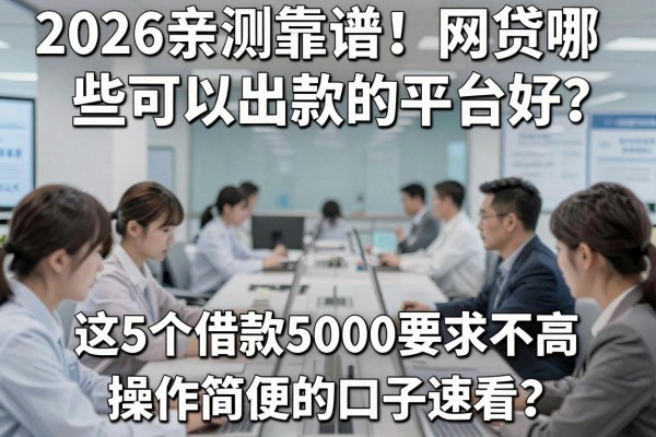 2026亲测靠谱!网贷哪些可以出款的平台好?这5个借款5000要求不高、操作简便的口子速看