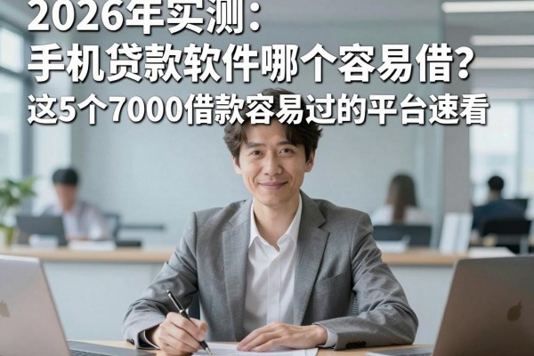 2026年实测：手机贷款软件哪个容易借？这5个7000借款容易过的平台速看