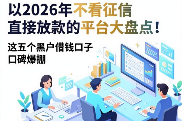 2026年不看征信直接放款的平台大盘点!这五个黑户借钱口子口碑爆棚 2026年不看征信直接放款的平台大盘点!这五个黑户借钱口子口碑爆棚