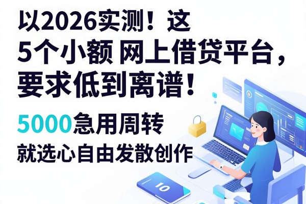 2026实测!这5个个人小额网上借贷平台要求低到离谱,5000急用周转就选它