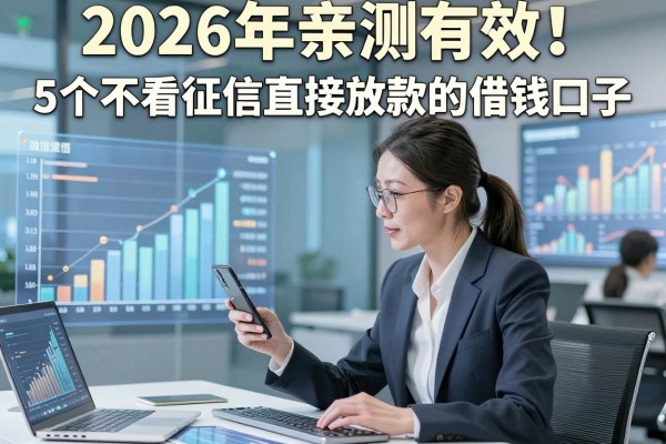 2026年亲测有效!5个不看征信直接放款的借钱口子,微信上就能借