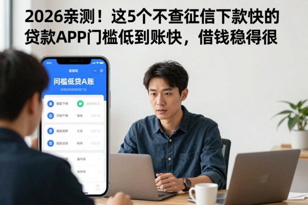 2026亲测!这5个不查征信下款快的贷款APP,门槛低到账快,借钱稳得很