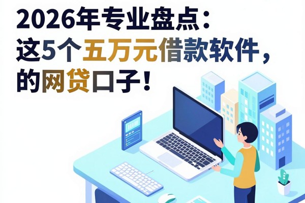 2026年专业盘点:这5个五万元借款软件,都是一个月左右的网贷口子!