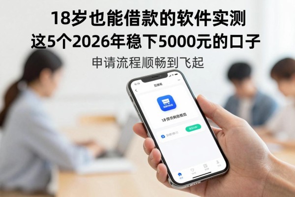 18岁也能借款的软件实测：这5个2026年稳下5000元的口子，申请流程顺畅到飞起