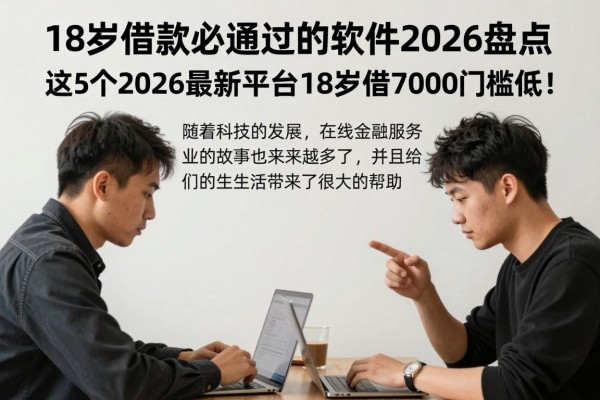 18岁借款必通过的软件2026盘点,这5个2026最新平台18岁借7000门槛低!