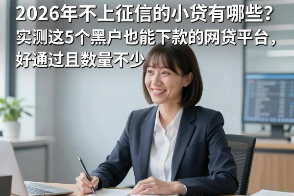 2026年不上征信的小贷有哪些?实测这5个黑户也能下款的网贷平台,好通过且数量不少!