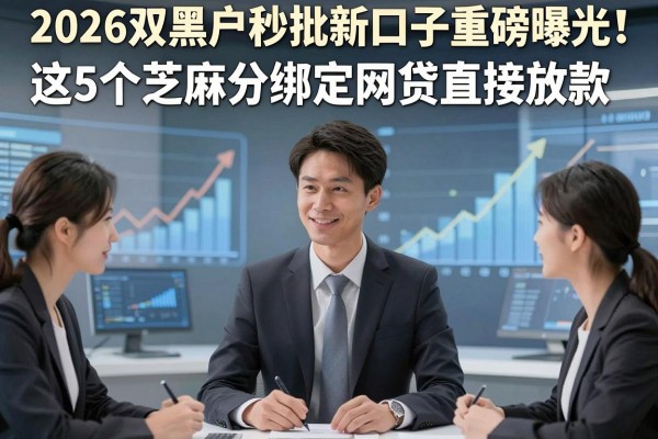 2026双黑户秒批新口子重磅曝光！这5个芝麻分绑定网贷直接放款