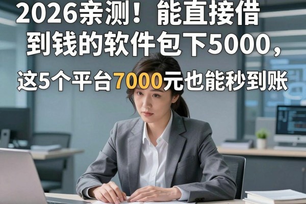 2026亲测!能直接借到钱的软件包下5000,这5个平台7000元也能秒到账