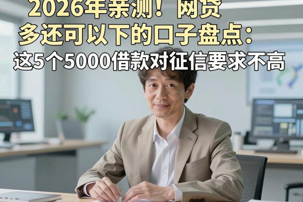 2026年亲测!网贷多还可以下的口子盘点:这5个5000借款对征信要求不高