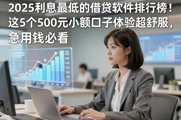 2025利息最低的借贷软件排行榜!这5个500元小额口子体验超舒服,急用钱必看