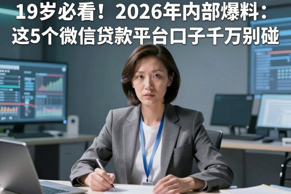 19岁必看!2026年内部爆料:这5个微信贷款平台口子千万别碰