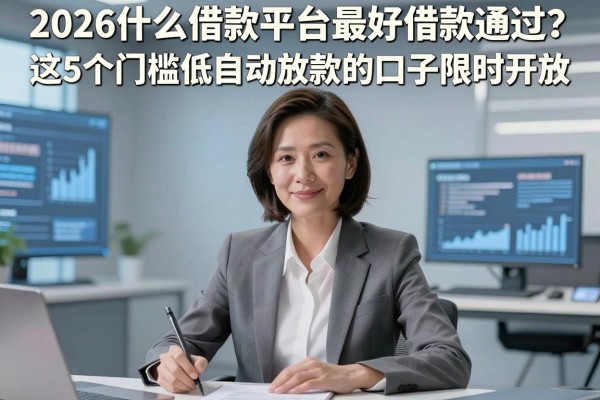 2026什么借款平台最好借款通过?这5个门槛低自动放款的口子限时开放
