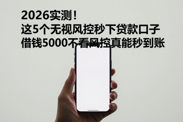 2026实测!这5个无视风控秒下贷款口子,借钱5000不看风控真能秒到账