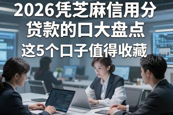 2026凭芝麻信用分贷款的口大盘点，这5个口子值得收藏！