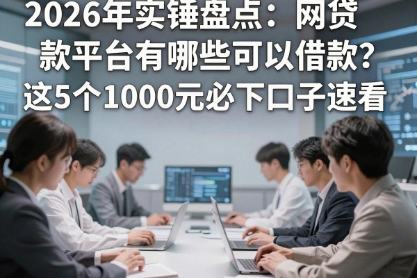 2026年实锤盘点：网贷款平台有哪些可以借款？这5个1000元必下口子速看