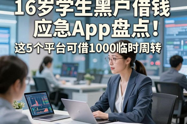 16岁学生黑户借钱应急App盘点！这5个平台可借1000临时周转