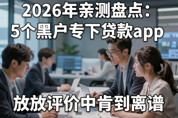 2026年亲测盘点：5个黑户专下贷款app，放款评价中肯到离谱！
