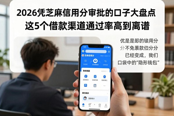 2026凭芝麻信用分审批的口子大盘点！这5个借款渠道通过率高到离谱