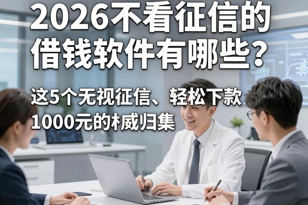 2026不看征信的借钱软件有哪些?这5个无视征信、轻松下款1000元的平台权威归集!