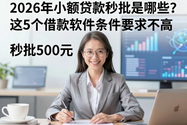 2026年小额贷款秒批是哪些？这5个借款软件条件要求不高，秒批500元！