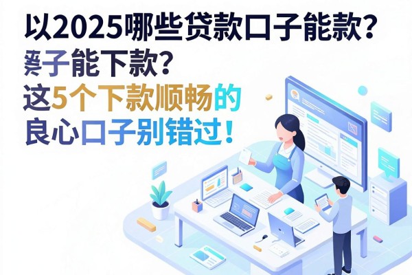 2025哪些贷款口子能下款？这5个下款顺畅的良心口子别错过！