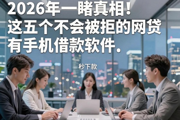 2026年一睹真相!这五个不会被拒的网贷有手机借款软件,不看征信秒下款