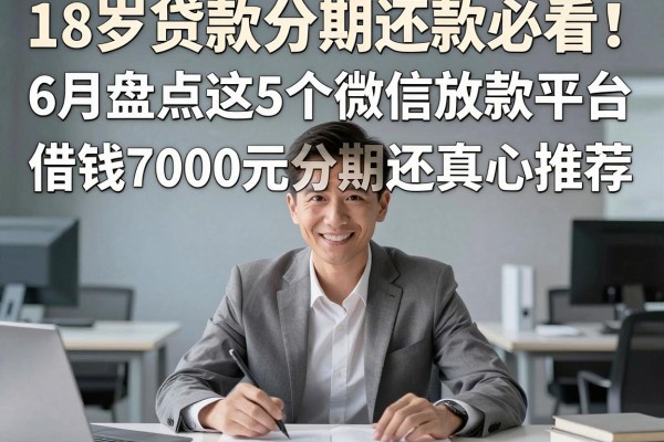 18岁贷款分期还款必看!6月盘点这5个微信放款平台,借钱7000元分期还真心推荐