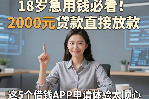 18岁急用钱必看!2000元贷款直接放款,这5个借钱APP申请体验太顺心