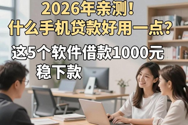 2026年亲测!什么手机贷款好用一点?这5个软件借款1000元稳下款