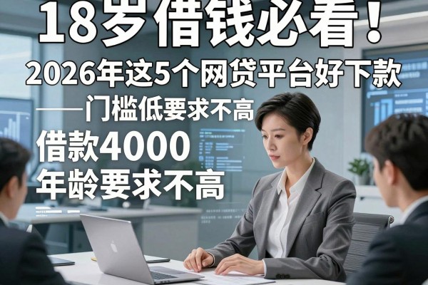 18岁借钱必看！2026年这5个网贷平台门槛低好下款，借款4000年龄要求不高确实可信