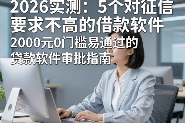 2026实测：5个对征信要求不高的借款软件，2000元0门槛易通过的贷款软件审批指南