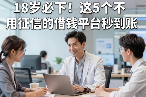 18岁必下!这5个不用征信的借钱平台秒到账,黑户也能拿
