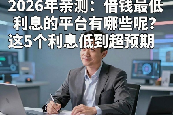 2026年亲测:借钱最低利息的平台有哪些呢?这5个利息低到超预期
