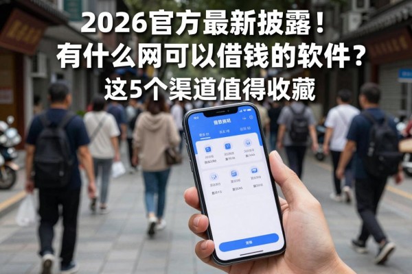 2026官方最新披露!有什么网可以借钱的软件?这5个渠道值得收藏