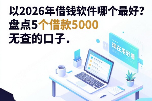 2026年借钱软件哪个最好？盘点5个借款5000无查的口子，现在急用钱必看