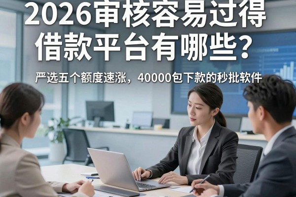 2026审核容易过得借款平台有哪些?严选五个额度速涨、40000包下款的秒批软件