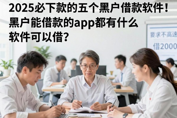 2025必下款的五个黑户借款软件！黑户能借款的app都有什么软件可以借？借2000要求不高速看