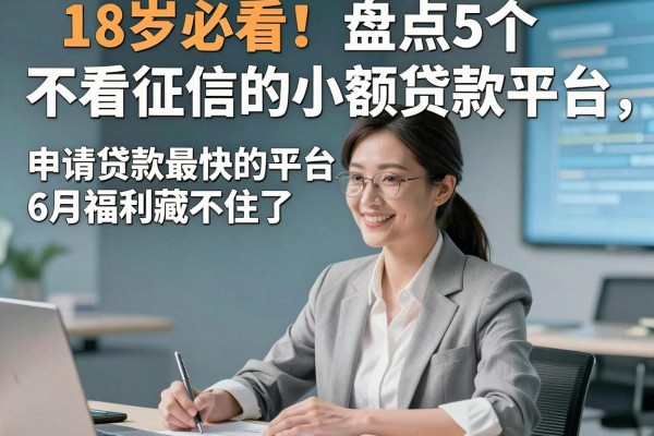 18岁必看！盘点5个不看征信的小额贷款平台，申请贷款最快的平台6月福利藏不住了