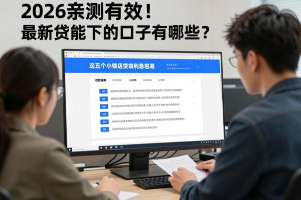 2026亲测有效！最新贷款能下的口子有哪些？这五个小额贷款借钱超容易