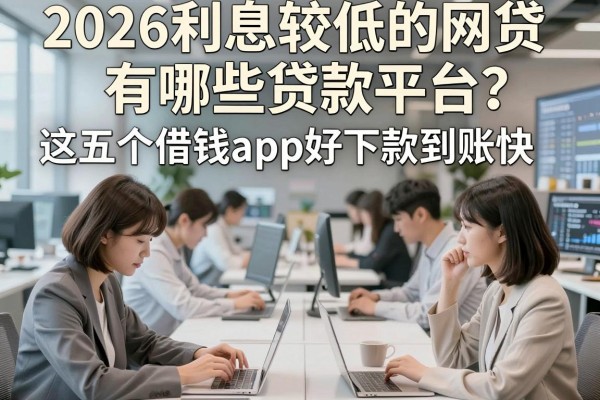 2026利息较低的网贷有哪些贷款平台？这五个借钱app好下款到账快！