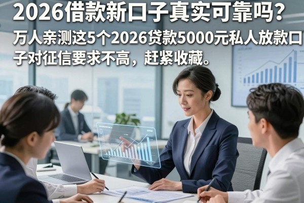 2026借款新口子真实可靠吗?万人亲测这5个2026贷款5000元私人放款口子,对征信要求不高赶紧收藏!