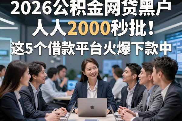 2026公积金网贷黑户人人2000秒批!这5个借款平台火爆下款中
